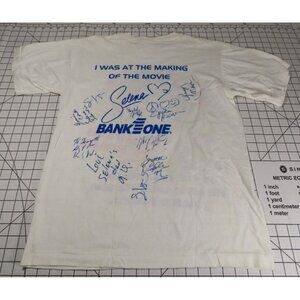 VTG Selena The Making of the Movie T-Shirt 1996 Size Large RARE - SIGNED *READ*